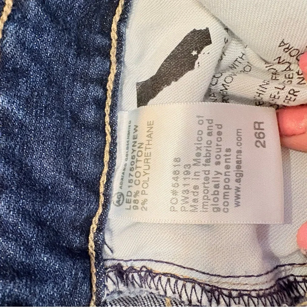 AG Adriano Goldschmeid Womens Ex-Boyfriend Mid
Rise Slouchy Slim 32R - Picture 6 of 6